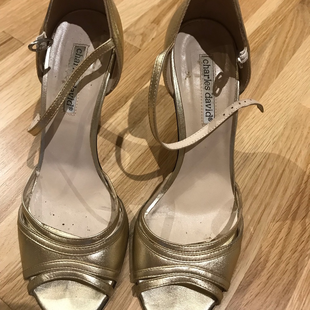 Champagne Colored Charles David heels.  Beautiful!